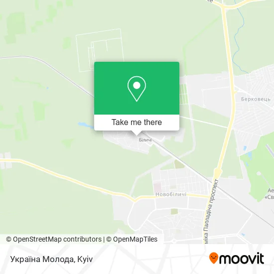 Карта Україна Молода