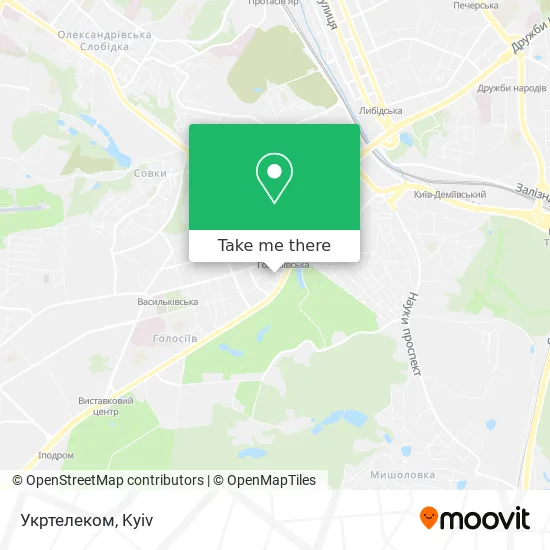 Укртелеком map