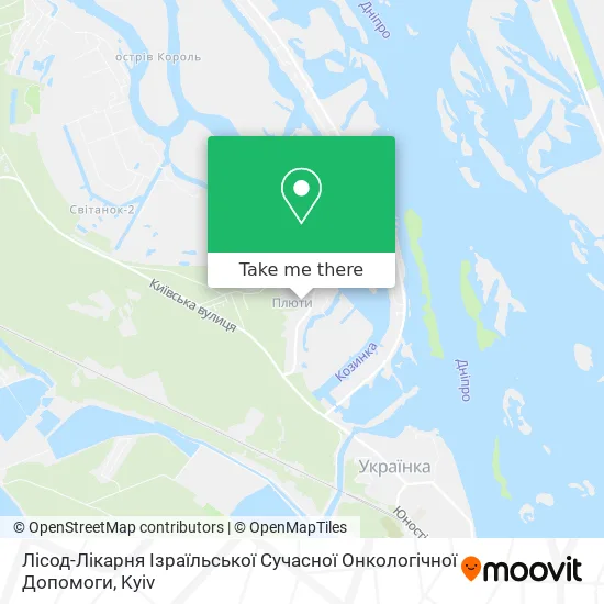 Лісод-Лікарня Ізраїльської Сучасної Онкологічної Допомоги map