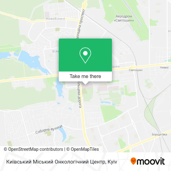 Карта Київський Міський Онкологічний Центр