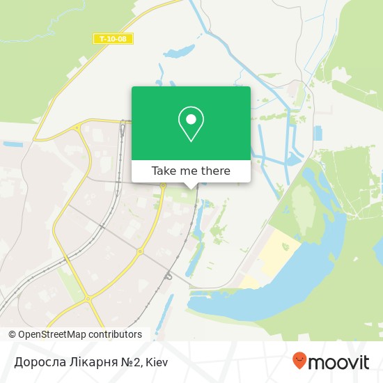 Доросла Лікарня №2 map