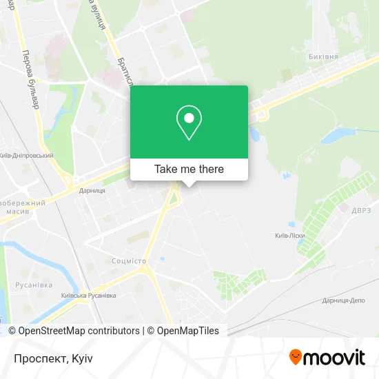 Карта Проспект