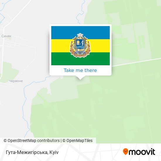 Гута-Межигірська map