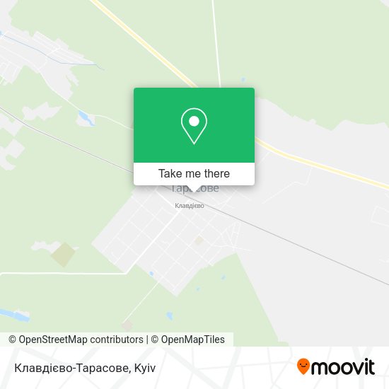 Карта Клавдієво-Тарасове