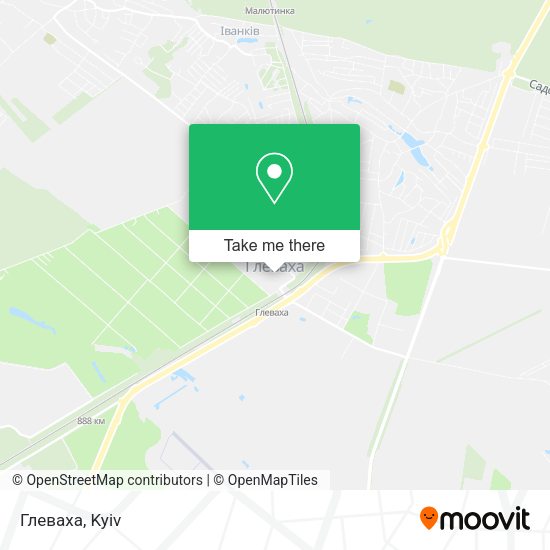 Карта Глеваха