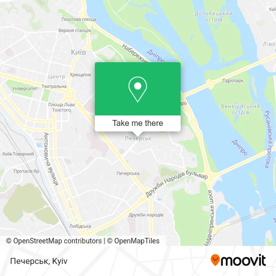 Карта Печерськ