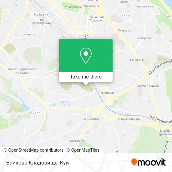 Байкове Кладовище map