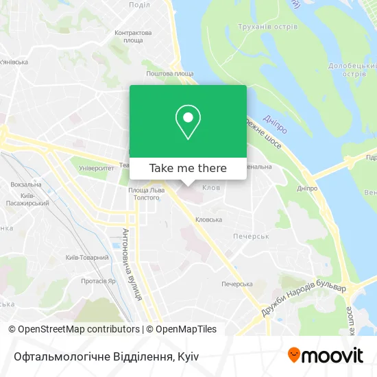 Офтальмологічне Відділення map