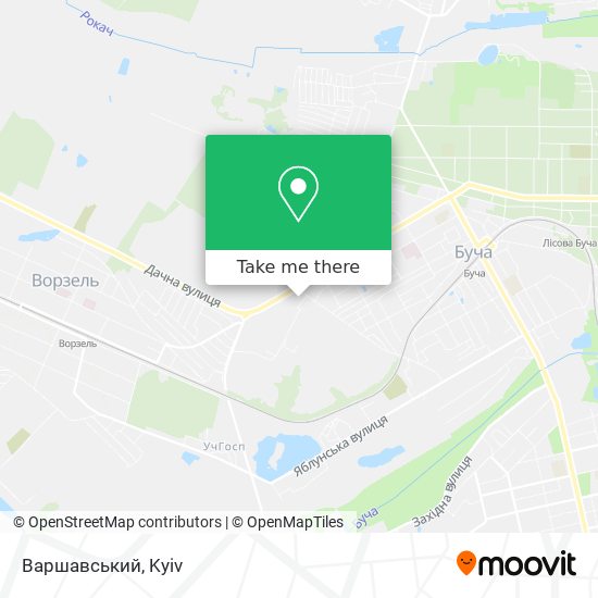 Варшавський map