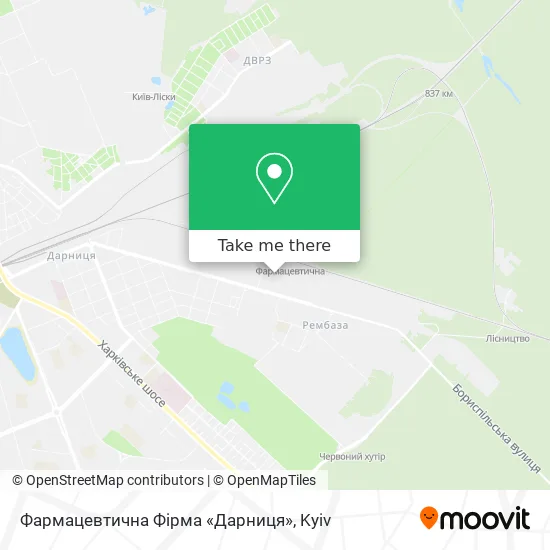Фармацевтична Фірма «Дарниця» map