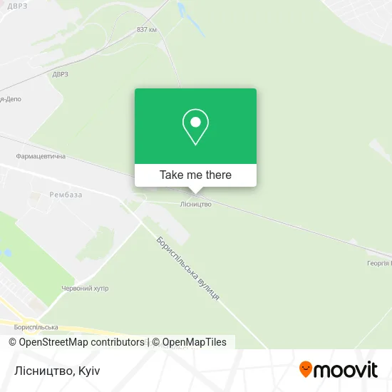Карта Лісництво