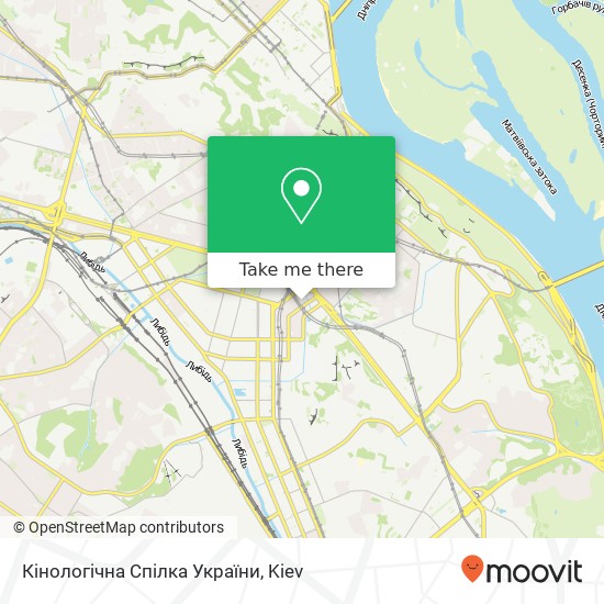 Кінологічна Спілка України map