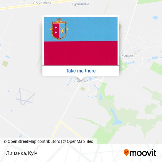 Личанка map