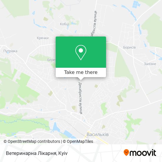 Ветеринарна Лікарня map
