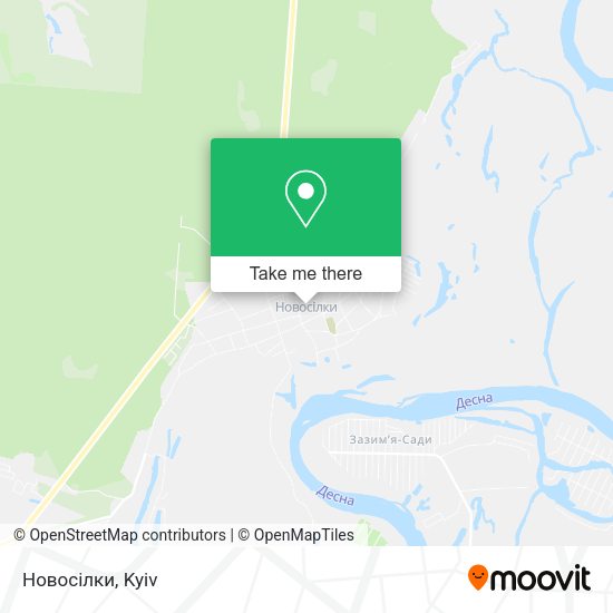 Карта Новосілки