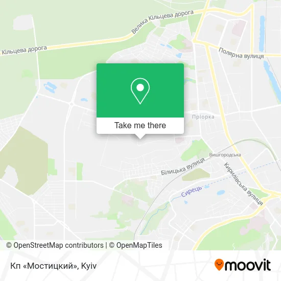 Карта Кп «Мостицкий»