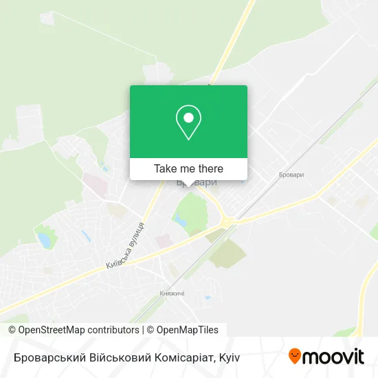 Броварський Військовий Комісаріат map