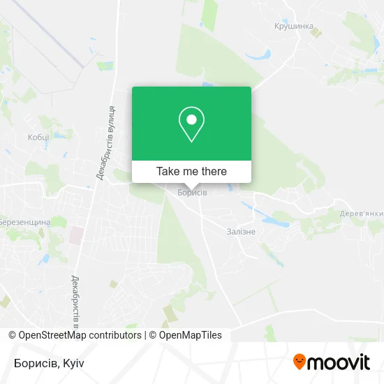 Карта Борисів