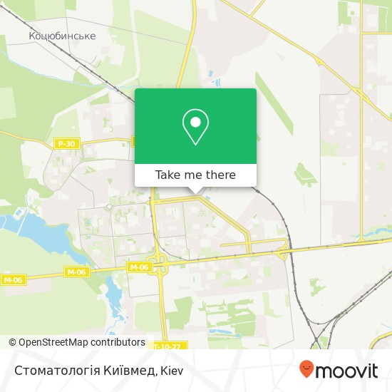 Стоматологія Київмед map