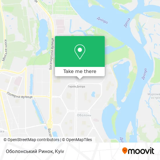 Оболонський Ринок map