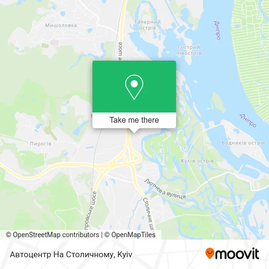 Карта Автоцентр На Столичному