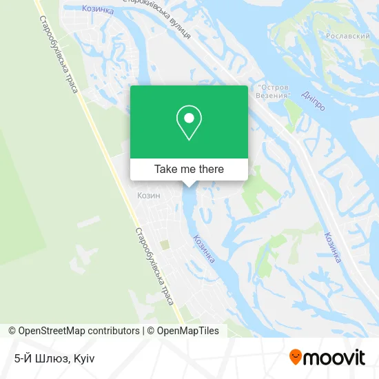 Карта 5-Й Шлюз