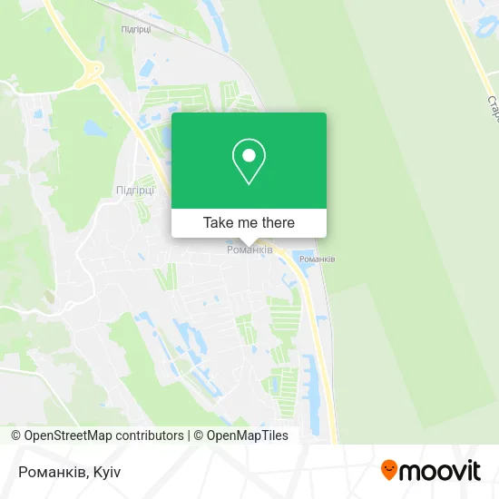 Карта Романків
