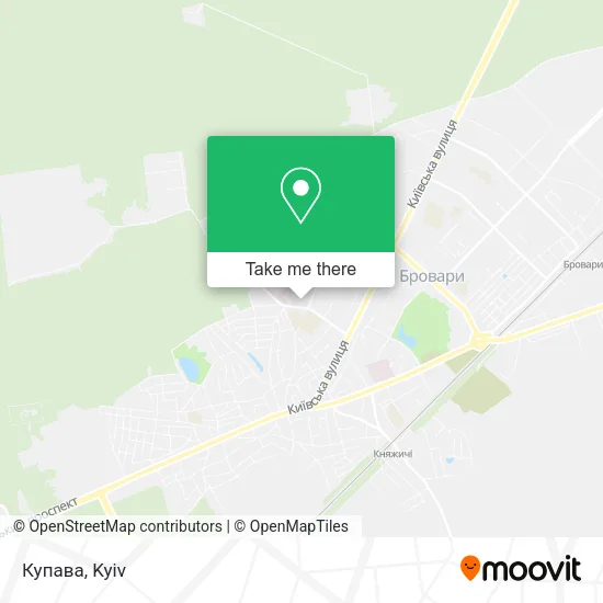 Карта Купава