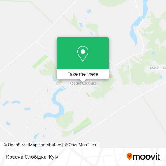 Карта Красна Слобідка