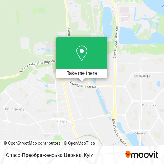 Карта Спасо-Преображенська Церква