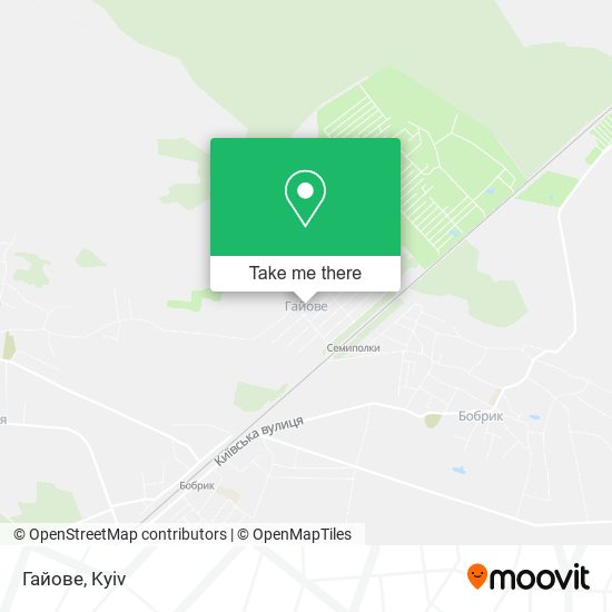 Карта Гайове
