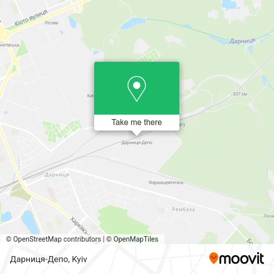 Дарниця-Депо map