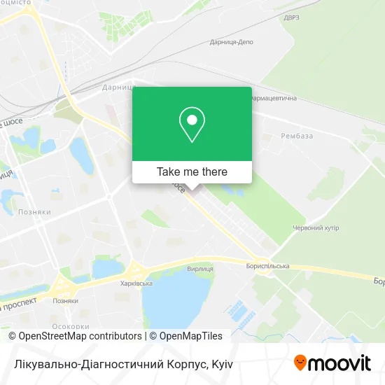 Карта Лікувально-Діагностичний Корпус