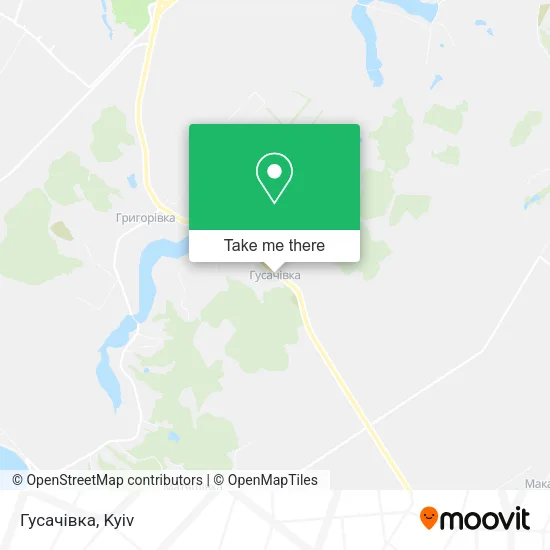 Карта Гусачівка