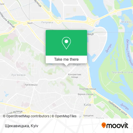 Карта Щекавицька