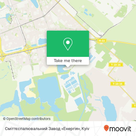 Сміттєспалювальний Завод «Енергія» map