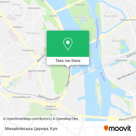 Карта Михайлівська Церква