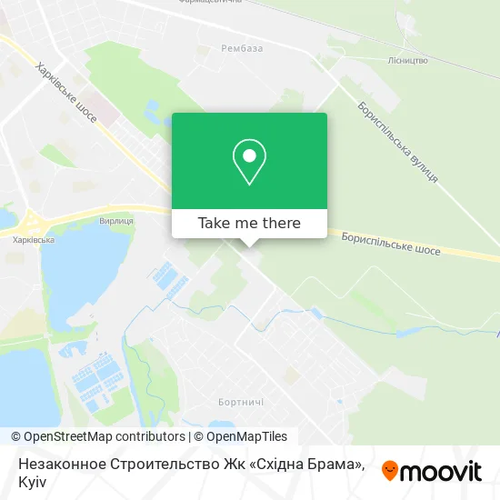 Незаконное Строительство Жк «Східна Брама» map