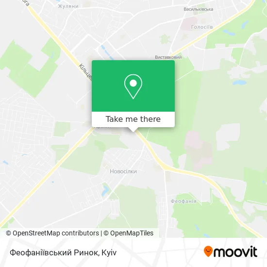 Феофаніївський Ринок map