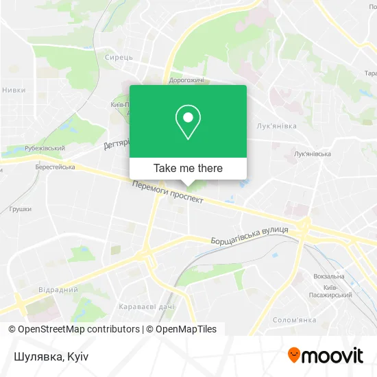 Карта Шулявка
