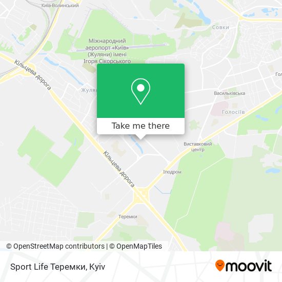 Sport Life Теремки map
