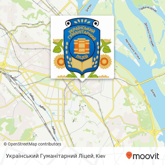 Карта Український Гуманітарний Ліцей