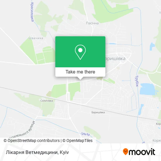 Лікарня Ветмедицини map