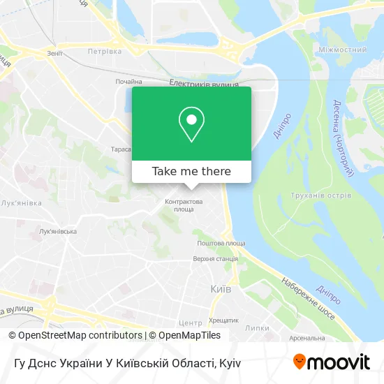 Гу Дснс України У Київській Області map