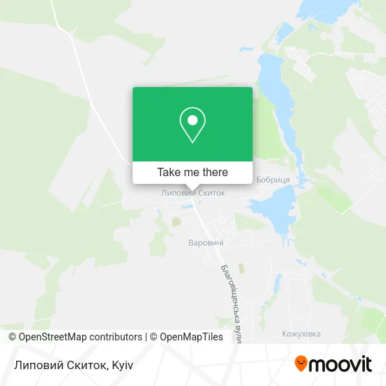 Карта Липовий Скиток