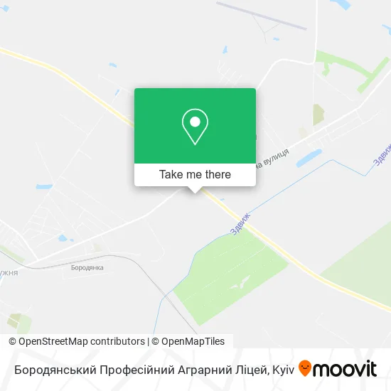 Бородянський Професійний Аграрний Ліцей map