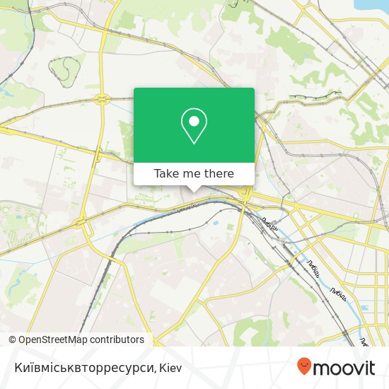 Київміськвторресурси map