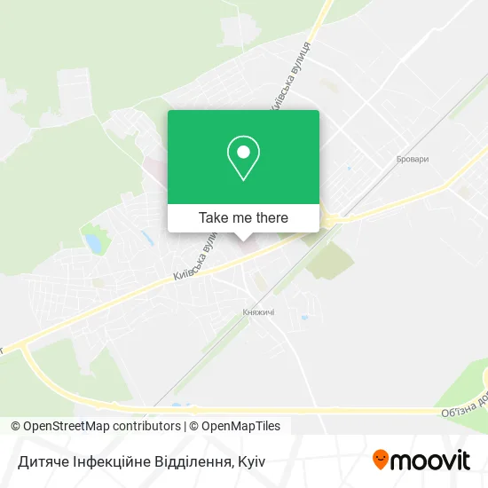 Дитяче Інфекційне Відділення map