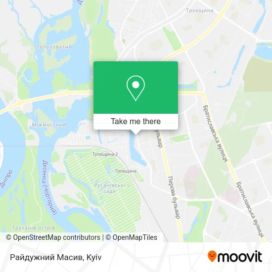 Карта Райдужний Масив