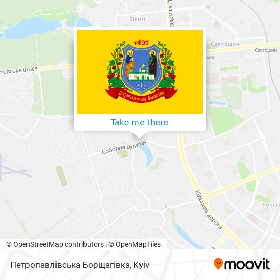 Петропавлівська Борщагівка map